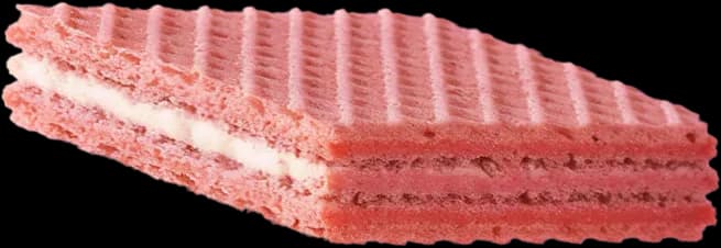 Strawberry wafer