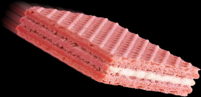 Strawberry wafer