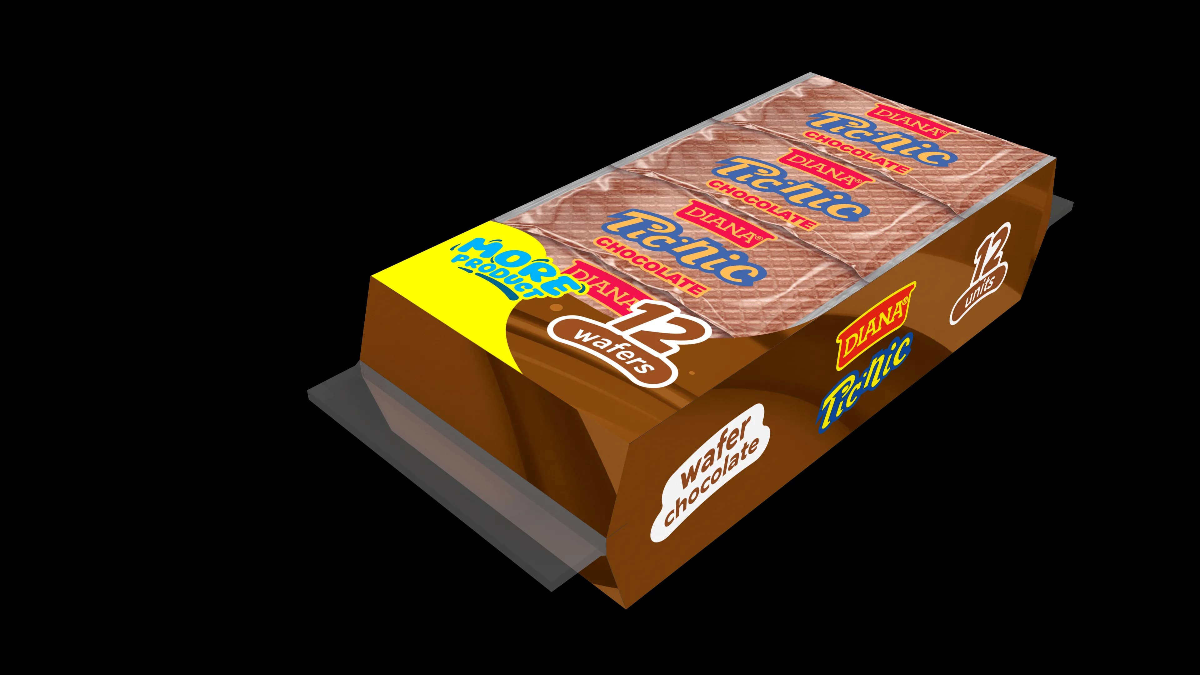12 wafers Chocolate