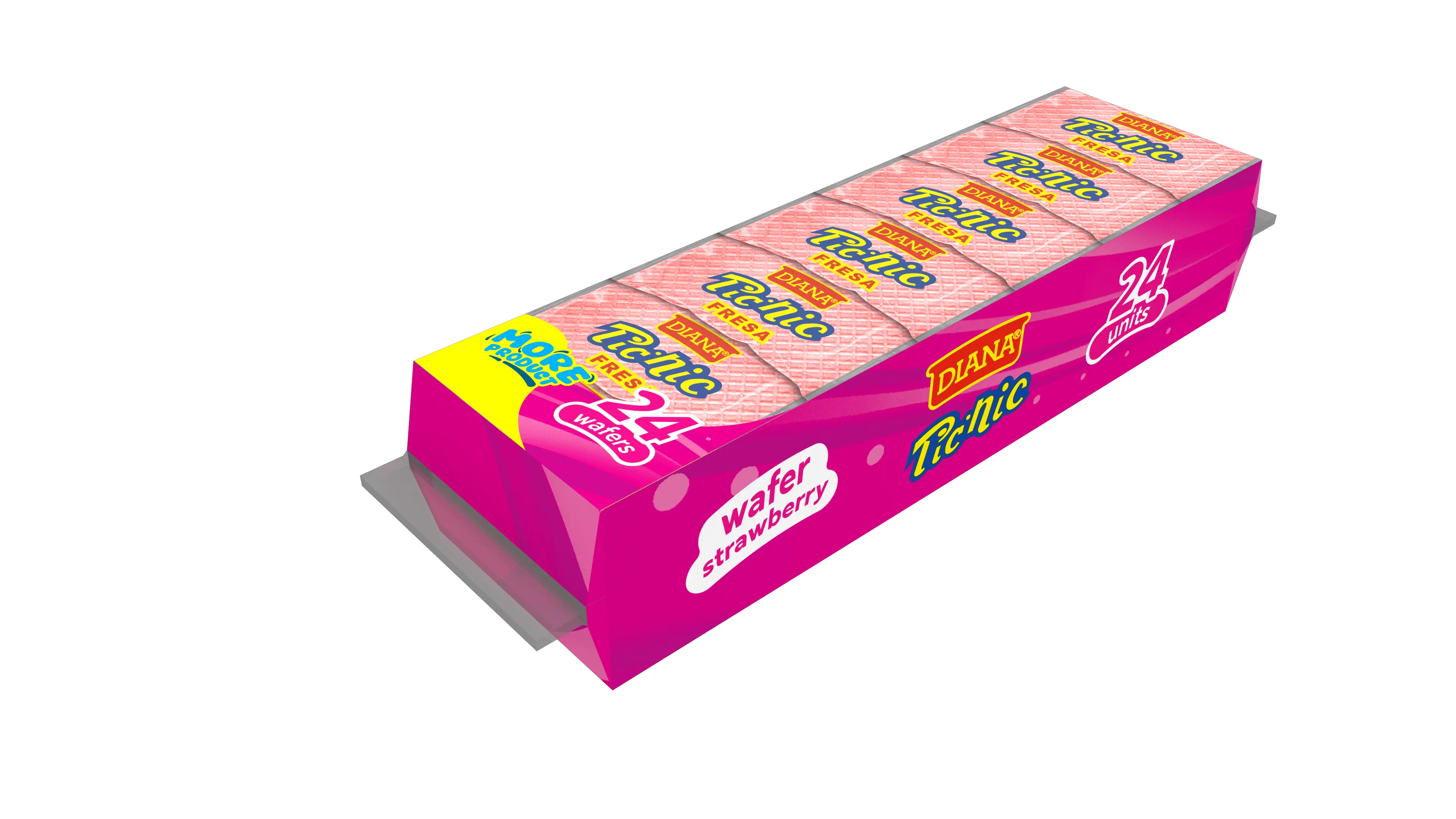 24 wafers Strawberry