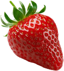 Strawberry back decoration