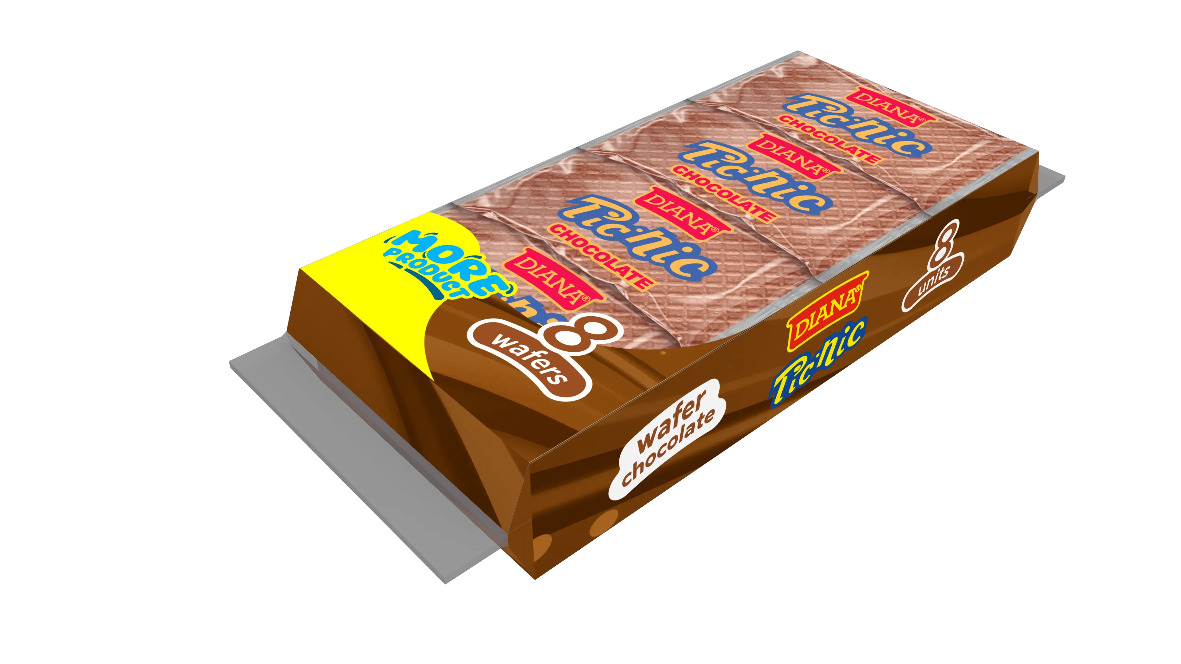 8 wafers Chocolate