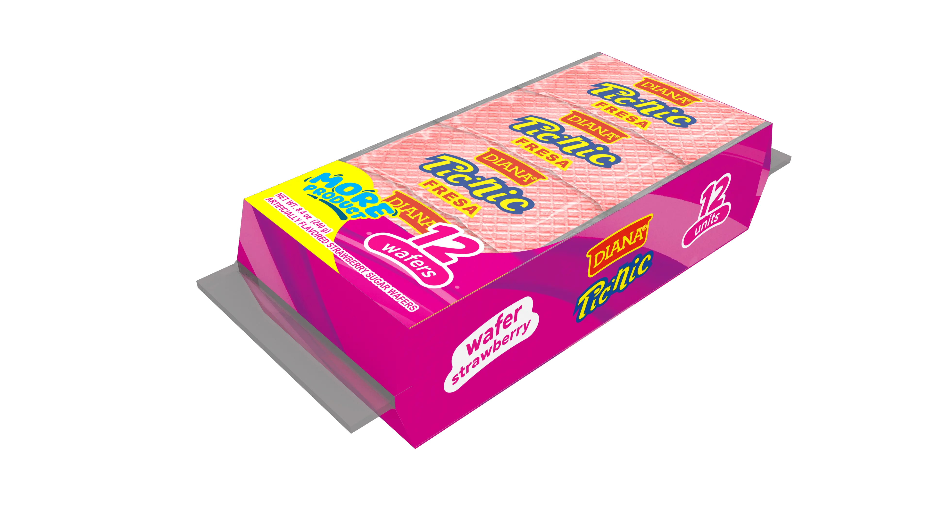 12 wafers Strawberry